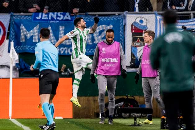 241128 Kady of Ferencvaros celebrates the 3 1 goal during the UEFA Europa League football match between Ferencvaros and Malmö FF on November 28, 2024 in Budapest Photo Petter Arvidson BILDBYRAN kod PA PA0935 fotboll football soccer fotball uefa europa league europa league malmö ff ferencvaros bbeng jubel  Copyright: PETTERxARVIDSON BB241128PA126