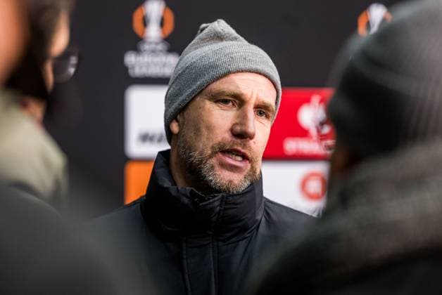 241128 Head coach Henrik Rydström of Malmö FF after the UEFA Europa League football match between Ferencvaros and Malmö FF on November 28, 2024 in Budapest Photo Petter Arvidson BILDBYRAN kod PA PA0935 fotboll football soccer fotball uefa europa league europa league malmö ff ferencvaros bbeng  Copyright: PETTERxARVIDSON BB241128PA186