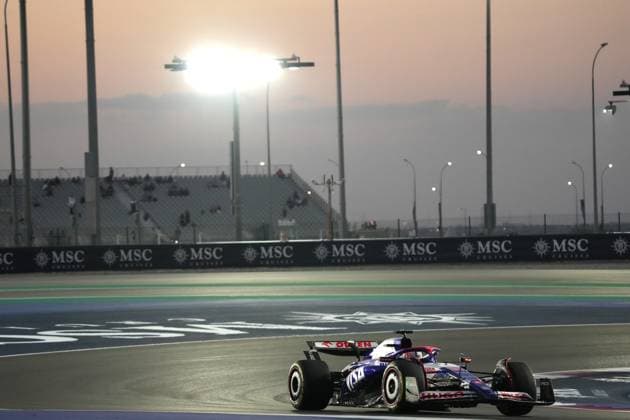 Formula 1 Qatar Airways Qatar Grand Prix 2024 29 11 2024, Losail International Circuit, Doha, Formula 1 Qatar Airways Qatar Grand Prix 2024 ,in the picture Liam Lawson NZL , Visa Cash App RB Formula One Team nordphotoxGmbHx xBratic nph00250