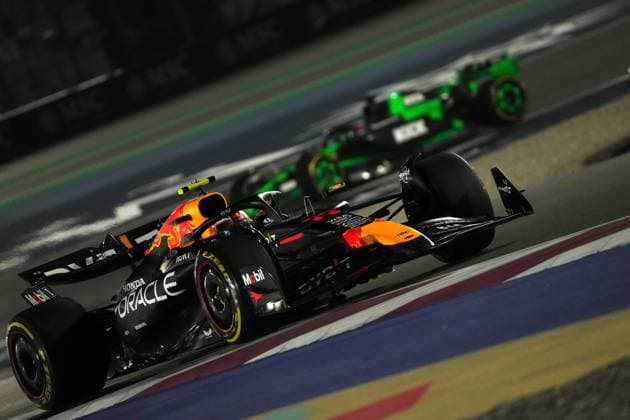 Formula 1 Qatar Airways Qatar Grand Prix 2024 29 11 2024, Losail International Circuit, Doha, Formula 1 Qatar Airways Qatar Grand Prix 2024 ,in the picture Sergio Perez MEX , Oracle Red Bull Racing nordphotoxGmbHx xBratic nph00250