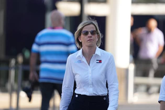 29 11 2024, Losail International Circuit, Doha, Formula 1 Qatar Airways Qatar Grand Prix 2024 ,in the picture Susie Wolff, wife of team principal and managing director Toto Wolff Mercedes AMG Petronas F1 Team Photo by Hasan Bratic DeFodi Images Defodi 506 20241129 hbr 0955