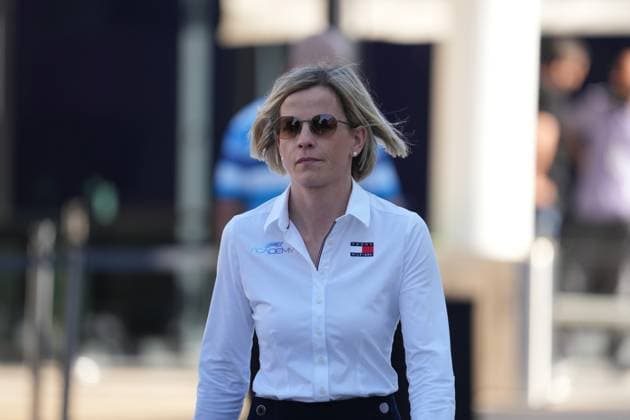 29 11 2024, Losail International Circuit, Doha, Formula 1 Qatar Airways Qatar Grand Prix 2024 ,in the picture Susie Wolff, wife of team principal and managing director Toto Wolff Mercedes AMG Petronas F1 Team Photo by Hasan Bratic DeFodi Images Defodi 506 20241129 hbr 0962