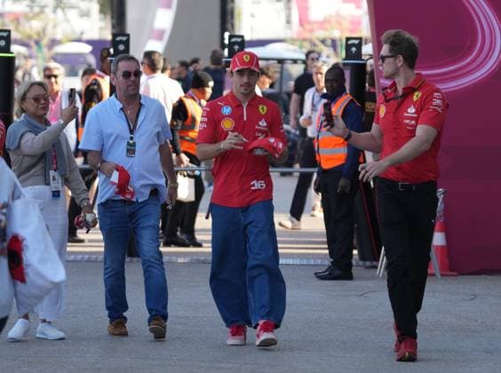 Formula 1 Qatar Airways Qatar Grand Prix 2024 29 11 2024, Losail International Circuit, Doha, Formula 1 Qatar Airways Qatar Grand Prix 2024 ,in the picture Charles Leclerc MCO , Scuderia Ferrari HP nordphotoxGmbHx xBratic nph00250
