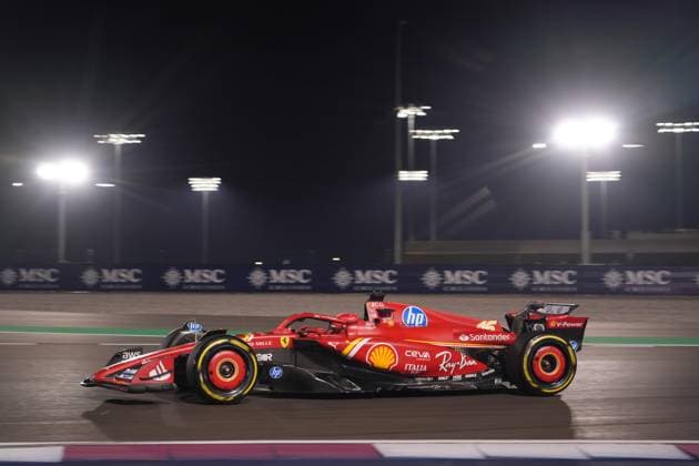 29 11 2024, Losail International Circuit, Doha, Formula 1 Qatar Airways Qatar Grand Prix 2024 ,in the picture Charles Leclerc MCO , Scuderia Ferrari HP Photo by Hasan Bratic DeFodi 7306