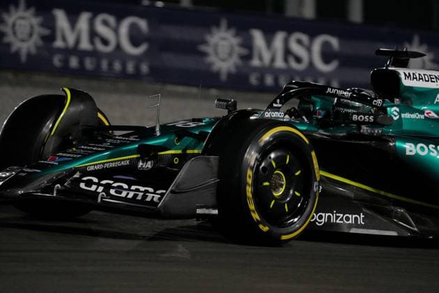 Formula 1 Qatar Airways Qatar Grand Prix 2024 29 11 2024, Losail International Circuit, Doha, Formula 1 Qatar Airways Qatar Grand Prix 2024 ,in the picture Lance Stroll CAN , Aston Martin Aramco Cognizant Formula One Team nordphotoxGmbHx xBratic nph00250