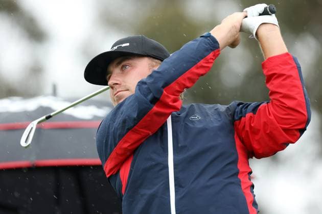 GOLF AUSTRALIAN OPEN, Lucas Nemecz on day three of the ISPS HANDA Australian Open at Kingston Heath Golf Club in Melbourne, Saturday, November 30, 2024. ( NO ARCHIVING, EDITORIAL USE ONLY, NO USE IN BOOKS WITHOUT CONSENT MELBOURNE VICTORIA AUSTRALIA  Copyright: xCONxCHRONISx 20241130112257784426
