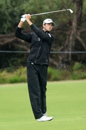GOLF AUSTRALIAN OPEN, Elvis Smylie plays his second shot to the 2nd green on day three of the ISPS HANDA Australian Open at Kingston Heath Golf Club in Melbourne, Saturday, November 30, 2024. ( NO ARCHIVING, EDITORIAL USE ONLY, NO USE IN BOOKS WITHOUT CONSENT MELBOURNE VICTORIA AUSTRALIA  Copyright: xCONxCHRONISx 20241130128152602457