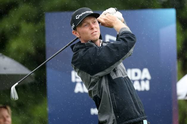 GOLF AUSTRALIAN OPEN, Ryggs Johnston on day three of the ISPS HANDA Australian Open at Kingston Heath Golf Club in Melbourne, Saturday, November 30, 2024. ( NO ARCHIVING, EDITORIAL USE ONLY, NO USE IN BOOKS WITHOUT CONSENT MELBOURNE VICTORIA AUSTRALIA  Copyright: xCONxCHRONISx 20241130122550651429