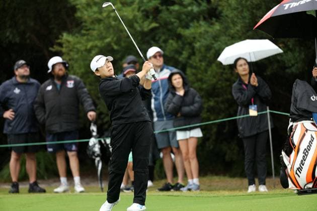 GOLF AUSTRALIAN OPEN, Jiyai Shin on day three of the ISPS HANDA Australian Open at Kingston Heath Golf Club in Melbourne, Saturday, November 30, 2024. ( NO ARCHIVING, EDITORIAL USE ONLY, NO USE IN BOOKS WITHOUT CONSENT MELBOURNE VICTORIA AUSTRALIA  Copyright: xCONxCHRONISx 20241130139813947710