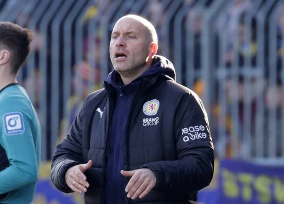 Head Coach Daniel Scherning Eintracht Braunschweig Football, Men, Season 2024 2025 2 BL, Eintracht Stadion, Eintracht Braunschweig vs SSV Jahn Regensburg DFL REGULATIONS PROHIBIT ANY USE OF PHOTOGRAPHS AS IMAGE SEQUENCES AND OR QUASI VIDEO