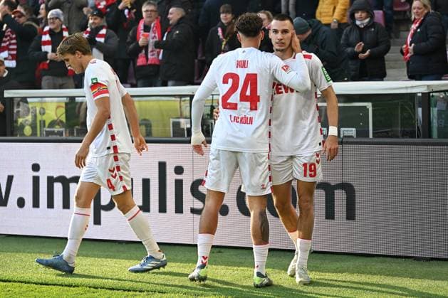 Koeln, Rheinenergiestadion, 30 11 24, GER, Herren, 2 Bundesliga, Saison 2024 2025, 1 FC Koeln Hannover 96 Bild Tim LEMPERLE Koeln jubilates after his goal for 1 1 Only for editorial use DFL regulations prohibit any use of photographs as image sequences and or quasi video NRW Germany