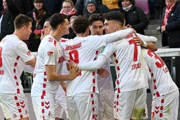 Koeln, Rheinenergiestadion, 30 11 24, GER, Herren, 2 Bundesliga, Saison 2024 2025, 1 FC Koeln Hannover 96 Bild Tim LEMPERLE Koeln jubilates after his goal for 1 1 Only for editorial use DFL regulations prohibit any use of photographs as image sequences and or quasi video NRW Germany