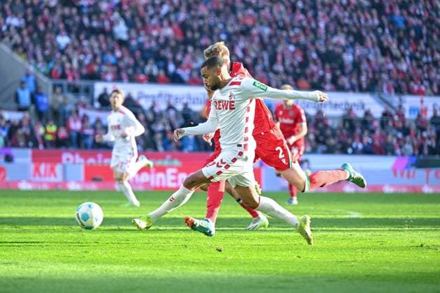 30 11 2024, Football, 2 Bundesliga, Matchday 14 Season 2024 2025, 1 FC Köln Hannover 96, Linton Maina 1 FC Köln xRHR PHOTO TKx Copyright: RHR-FOTOx RHR-FOTO TK