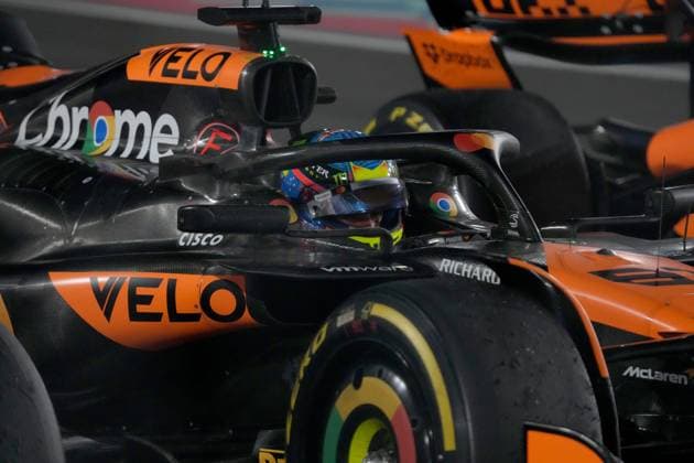 Formula 1 Qatar Airways Qatar Grand Prix 2024 30 11 2024, Losail International Circuit, Doha, Formula 1 Qatar Airways Qatar Grand Prix 2024 ,in the picture winner of the sprint race Oscar Piastri AUS , McLaren F1 Team nordphotoxGmbHx xBratic nph00250