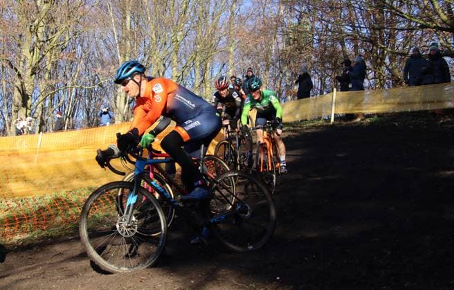 Cyclo-cross World Masters Championships in Hamburg A race in the mens age group