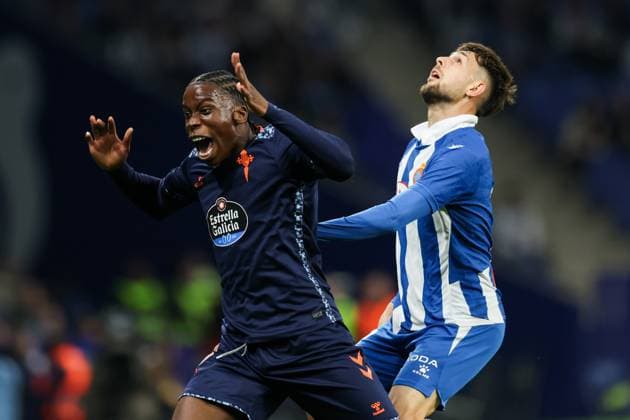 Barcelona, Spain, November 30th 2024: Ilaix Moriba (6 Celta de Vigo) in action during the La Liga EA Sports football match between RCD Espanyol and Celta de Vigo at the RCDE Stadium in Barcelona, Spain (Judit Cartiel SPP) Copyright: xJuditxCartielx xSPPx spp-en-JuCaSp-JUCA8600