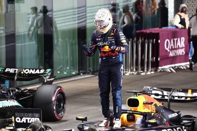 F1 Grand Prix Of Qatar 2024 Qualifying Max Verstappen of Red Bull Racing after qualifying ahead of the Formula 1 Grand Prix of Qatar at Lusail International Circuit in Lusail, Qatar on November 30, 2024. Lusail Qatar  Copyright: xJakubxPorzyckix originalFilename:porzycki-f1grandp241130_npj1W.jpg