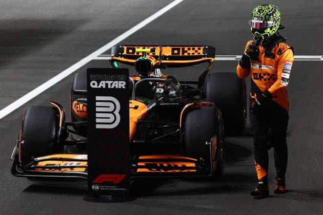 F1 Grand Prix Of Qatar 2024 Qualifying Lando Norris of McLaren after qualifying ahead of the Formula 1 Grand Prix of Qatar at Lusail International Circuit in Lusail, Qatar on November 30, 2024. Lusail Qatar  Copyright: xJakubxPorzyckix originalFilename:porzycki-f1grandp241130_npSGS.jpg