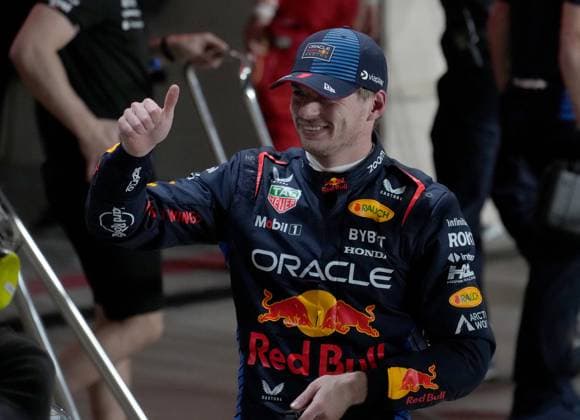 Formula 1 Qatar Airways Qatar Grand Prix 2024 30 11 2024, Losail International Circuit, Doha, Formula 1 Qatar Airways Qatar Grand Prix 2024 ,in the picture pole position for Max Verstappen NLD , Oracle Red Bull Racing nordphotoxGmbHx xBratic nph00250