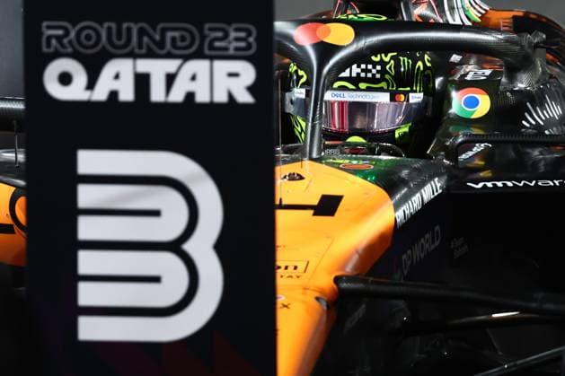 Formel 1, GP Katar in Losail, Qualifying F1 Grand Prix Of Qatar 2024 Qualifying Lando Norris of McLaren after qualifying ahead of the Formula 1 Grand Prix of Qatar at Lusail International Circuit in Lusail, Qatar on November 30, 2024. Lusail Qatar  Copyright: xJakubxPorzyckix originalFilename:porzycki-f1grandp241130_npAMo.jpg