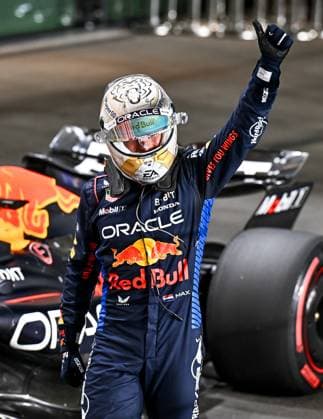 Formel 1, GP Katar in Losail, Qualifying Formula One Qatar Grand Prix - Qualifying Race Netherlands Formula One driver Max Verstappen of Red Bull Racing after taking pole position in the Qualifying for the F1 Grand Prix of Qatar at Lusail International Circuit in Lusail, Qatar, on November 30, 2024 DOHA Qatar Copyright: xNOUSHADx