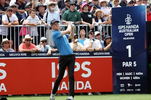 Golf, Australian Open in Melbourne