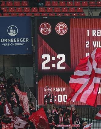 01 12 2024 Soccer season 2024 2025 2 Soccer Bundesliga 14 Matchday 1 FC Nürnberg FCN Club Fortuna Düsseldorf 1895 F95 Sportfoto Zink DaMa xdaxmax DFL regulations prohibit any use of photographs as image sequences and or quasi video only for editorial use Enstand 2 2 on the scoreboard