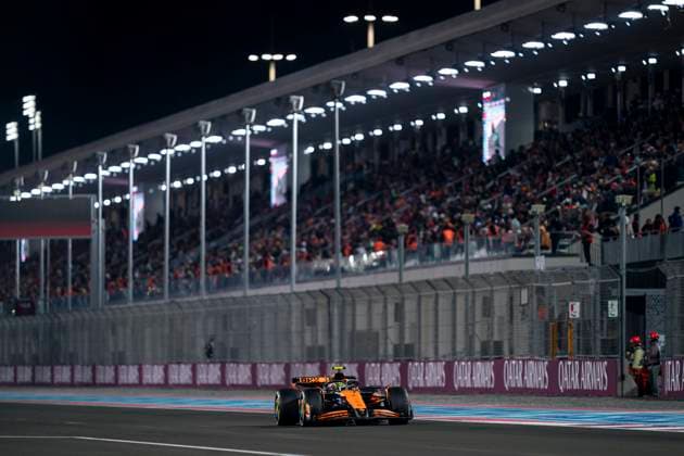 December 1, 2024, Lusail, Qatar: British driver LANDO NORRIS (McLaren F1 Team) drives during the 2024 FIA Formula 1 Qatar Grand Prix at Lusail International Circuit in Lusail, Qatar. Lusail Qatar - ZUMAg147 20241201_fap_g147_026 Copyright: xJamesxGasperottix