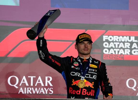 Formula 1 Qatar Airways Qatar Grand Prix 2024 01 12 2024, Losail International Circuit, Doha, Formula 1 Qatar Airways Qatar Grand Prix 2024 ,in the picture winner Max Verstappen NLD , Oracle Red Bull Racing nordphotoxGmbHx xBratic nph00250