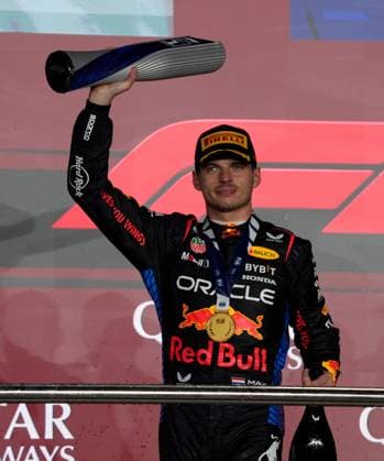 Formula 1 Qatar Airways Qatar Grand Prix 2024 01 12 2024, Losail International Circuit, Doha, Formula 1 Qatar Airways Qatar Grand Prix 2024 ,in the picture winner Max Verstappen NLD , Oracle Red Bull Racing nordphotoxGmbHx xBratic nph00250