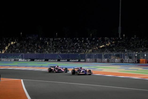 01 12 2024, Losail International Circuit, Doha, Formula 1 Qatar Airways Qatar Grand Prix 2024 ,in the picture Yuki Tsunoda JPN , Visa Cash App RB Formula One Team, Pierre Gasly FRA , Alpine F1 Team Photo by Hasan Bratic DeFodi Images Defodi 506 20241201 hbr 1233 Defodi-506