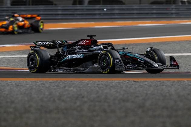 Lusail - 01-12-2024, Lusail International Circuit, George Russell at the Formula 1 Qatar Grand Prix 2024 Sunday Formula 1 Qatar Grand Prix 2024 Sunday  x26872103x Copyright: