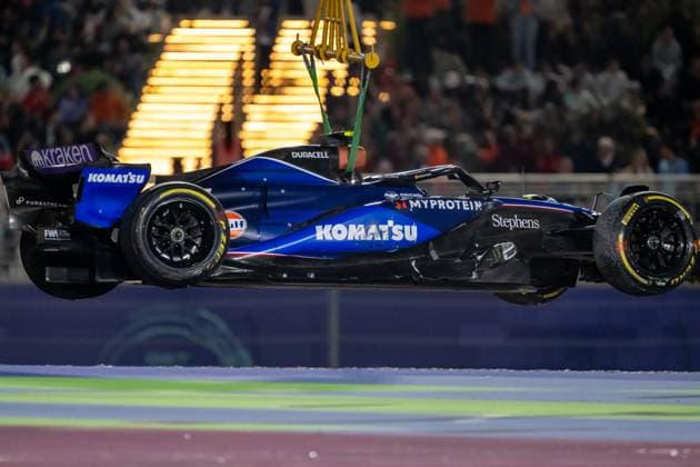 LUSAIL, LOSAIL: Franco Colapinto, racing for the Williams Racing team during the 2024 Formula 1 Qatar Grand Prix Qatar at the International Circuit in Lusail, Losail