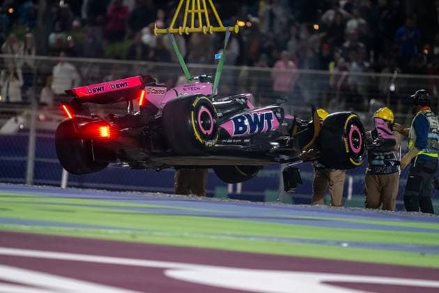 LUSAIL, LOSAIL: Esteban Ocon, racing for the Alpine team during the 2024 Formula 1 Qatar Grand Prix Qatar at the International Circuit in Lusail, Losail