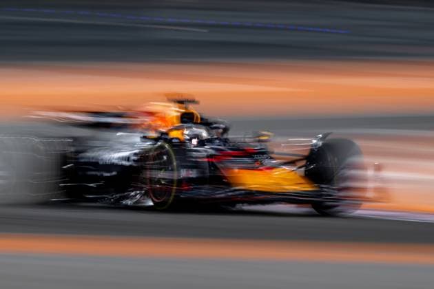 LUSAIL, LOSAIL: Max Verstappen, racing for the Red Bull Racing team during the 2024 Formula 1 Qatar Grand Prix Qatar at the International Circuit in Lusail, Losail