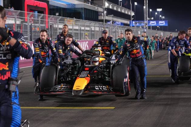 Formula 1 Qatar Airways Qatar Grand Prix 2024 01 12 2024, Losail International Circuit, Doha, Formula 1 Qatar Airways Qatar Grand Prix 2024 ,in the picture Max Verstappen NLD , Oracle Red Bull Racing nordphotoxGmbHx xBratic nph00250