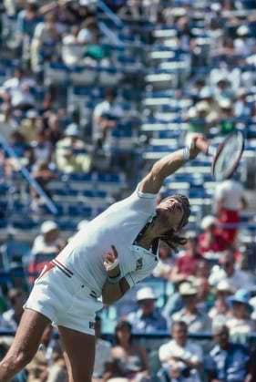 RECORD DATE NOT STATED TENNIS Bjorn Borg Bjorn Borg (SWE) competes in the 1980 US Open Tennis Championships. New York Billy Jean King National Tennis NY United States of America Copyright: xStevenxExSutton Duomo PCNx TN0302 106150