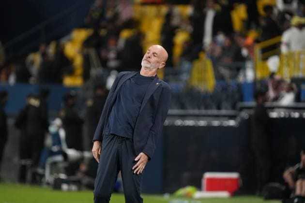 Al Nassr vs Al Sadd, AFC Elite Champions League RIYADH, SAUDI ARABIA - December 2: Pioli stefano (Al Nassr Head Coach) looking dejected after his side s defeat in AFC Elite Champions League match between Al Nassr (Saudi Arabia) vs Al Sadd (Qatar) at the King Saud University Stadium- Riyadh, on December 2, 2024 in Saudi Arabia (Photo by Samuello)