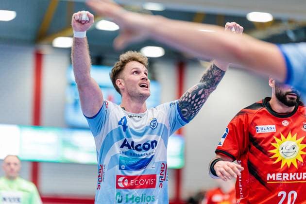 Nils Holger Kretschmer TV Grosswallstadt, 04 jubelt freut sich GER, TuS N Luebbecke vs TV Grosswallstadt, Handball, 2 Bundesliga, Matchday 13, Season 2024 2025, 02 12 2024 GER, TuS N Luebbecke vs TV Grosswallstadt, Handball, 2 Bundesliga, Matchday 13, Season 2024 2025, 02 12 2024 Luebbecke Copyright: xEibner-Pressefoto JanxRollingerx EP_JSK