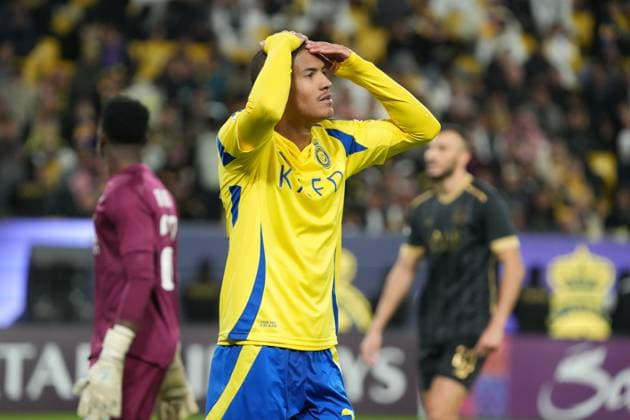 Al Nassr vs Al Sadd, AFC Elite Champions League RIYADH, SAUDI ARABIA - December 2: Angelo Gabriel looks dejected after his side s 2:1 defeat in the AFC Elite Champions League match between Al Nassr (Saudi Arabia) vs Al Sadd (Qatar) at the King Saud University Stadium- Riyadh, on December 2, 2024 in Saudi Arabia (Photo by Samuello)