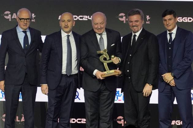 Giuseppe Marotta for Inter FC, best team at AIC Soccer Gala and awards ceremony, Milan, December 02 , 2024  Copyright: xGianxMattiaxD Albertox LaPressex
