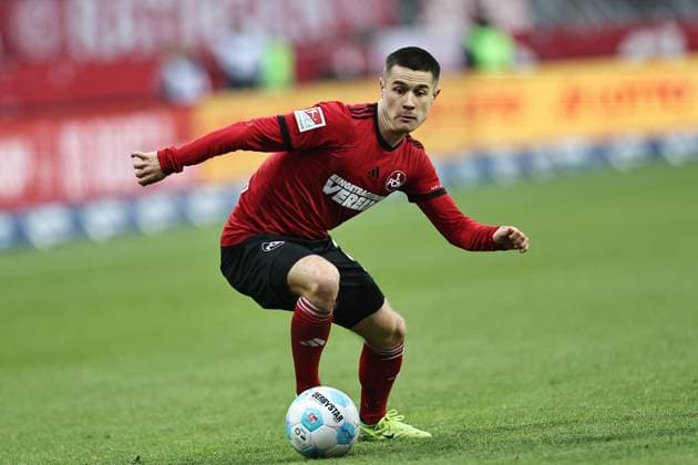 Football, Oliver Villadsen moves from 1 FC Nuremberg to Brøndby IF, archive pictures