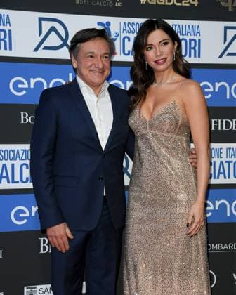 Milano, Red Carpet Galà del calcio AIC 2024 - Federica Masolin, Fabio Caressa  Copyright: xAlbertoxTerenghix xipa-agency.nex xVenezia2020x 0782901865st