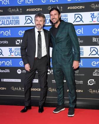 Milano, Red Carpet Galà del calcio AIC 2024 - Maurizio Ganz, Christian Zaccardo  Copyright: xAlbertoxTerenghix xipa-agency.nex xVenezia2020x 0782901963st