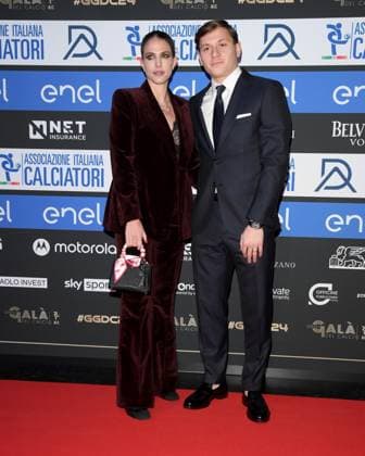 Milano, Red Carpet Galà del calcio AIC 2024 - Niccolò Barella, Federica Schievenin  Copyright: xAlbertoxTerenghix xipa-agency.nex xVenezia2020x 0782902765st