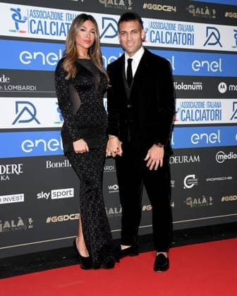 Milano, Red Carpet Galà del calcio AIC 2024 - Lautaro Martinez, Agustina Gandolfo  Copyright: xAlbertoxTerenghix xipa-agency.nex xVenezia2020x 0782902847st