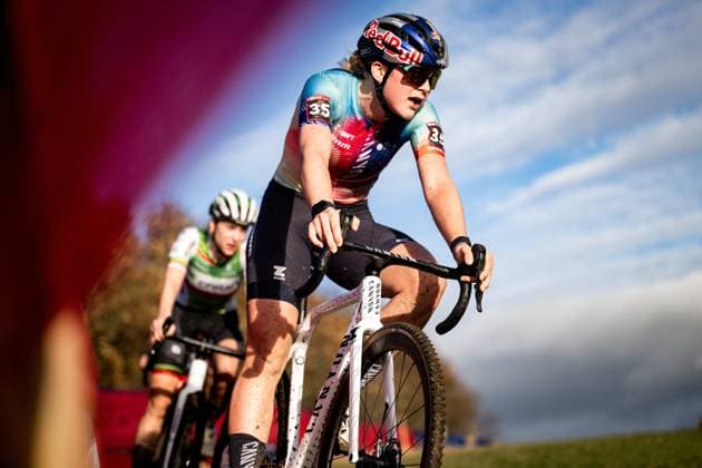 UCI Cyclocross World Cup DUBLIN 2024 DUBLIN, IRELAND - DECEMBER 01 : Backstedt Zoe (GBR) of Canyon - Sram Racing during the second leg of the UCI Cyclocross World Cup series 2024-2025 for Women Elite in Dublin, Ireland, 01 12 2024 Dublin Ireland  Copyright: xBcex
