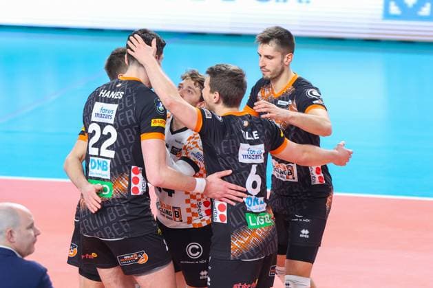 WARSZAWA 03.12.2024 MECZ 3. KOLEJKA GRUPA A LIGA MISTRZOW MEZCZYZN SEZON 2024 2025 --- VOLLEYBALL MENS CHAMPIONS LEAGUE GROUP A MATCH IN WARSAW: PGE PROJEKT WARSZAWA - BERLIN RECYCLING VOLLEYS JAKE HANES KYLE PATRICK DAGOSTINO JOHANNES TILLE MORITZ REICHERT FOT. ANNA KLEPACZKO FOTOPYK NEWSPIX.PL --- newspix.pl 