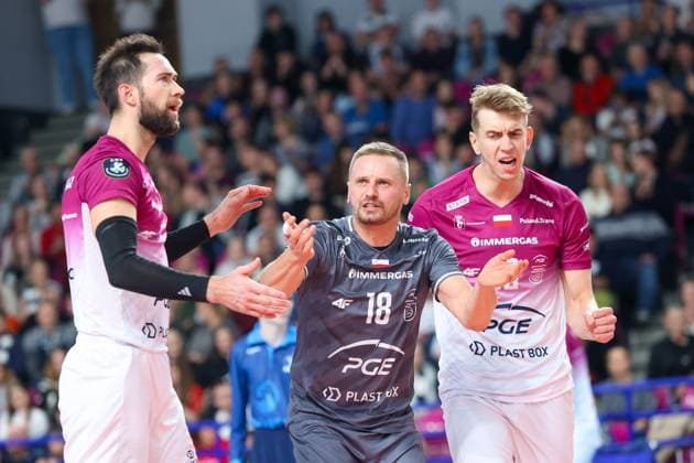 WARSZAWA 03.12.2024 MECZ 3. KOLEJKA GRUPA A LIGA MISTRZOW MEZCZYZN SEZON 2024 2025 --- VOLLEYBALL MENS CHAMPIONS LEAGUE GROUP A MATCH IN WARSAW: PGE PROJEKT WARSZAWA - BERLIN RECYCLING VOLLEYS KEVIN TILLIE DAMIAN WOJTASZEK ARTUR SZALPUK FOT. ANNA KLEPACZKO FOTOPYK NEWSPIX.PL --- newspix.pl 