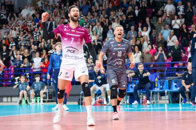 WARSZAWA 03.12.2024 MECZ 3. KOLEJKA GRUPA A LIGA MISTRZOW MEZCZYZN SEZON 2024 2025 --- VOLLEYBALL MENS CHAMPIONS LEAGUE GROUP A MATCH IN WARSAW: PGE PROJEKT WARSZAWA - BERLIN RECYCLING VOLLEYS KEVIN TILLIE DAMIAN WOJTASZEK FOT. ANNA KLEPACZKO FOTOPYK NEWSPIX.PL --- newspix.pl 